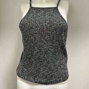 Grey tight sweater tank